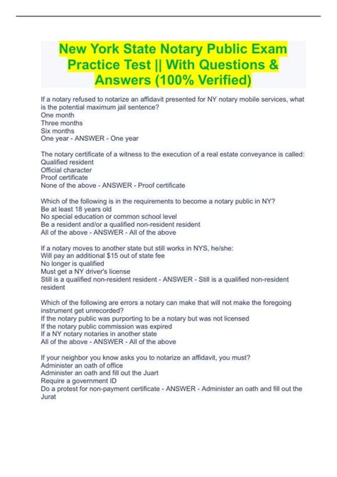 is the notary public test hard|notary exam sample questions.